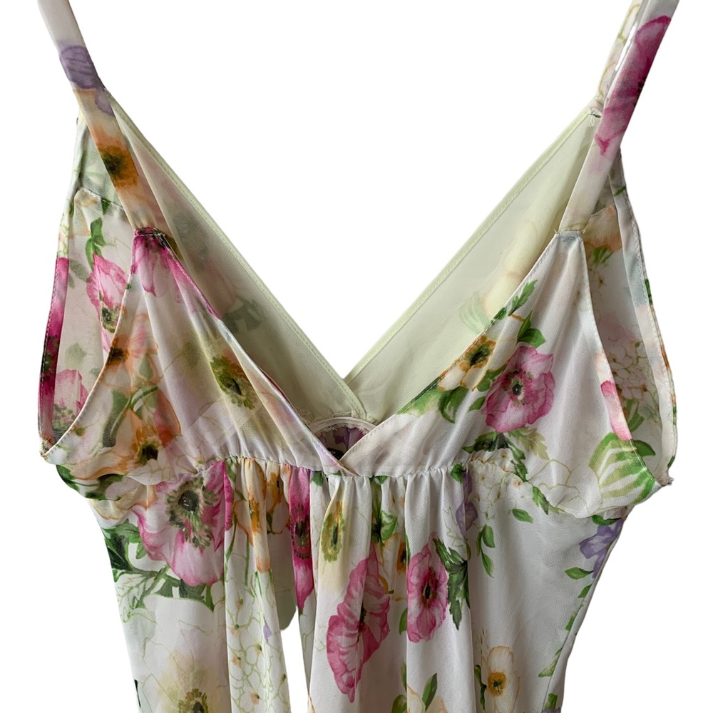 Oscar De La Renta Pink Label Floral Nightgown - Picture 4 of 9
